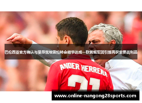 巴伦西亚官方确认与里昂就埃雷拉转会细节达成一致黄蝎军团引援再获重要战利品